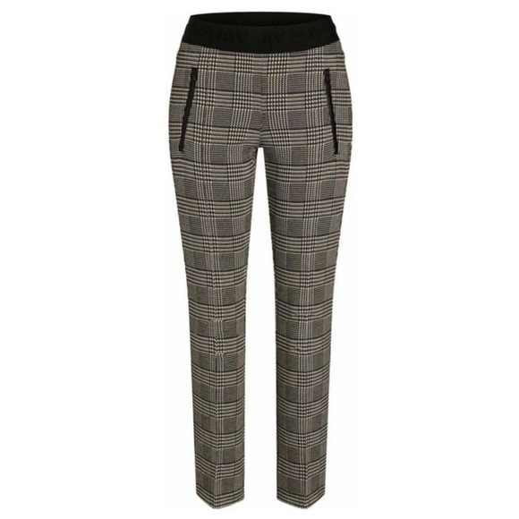 Cambio black & white plaid slim fit Renee pants - size 6 - Picture 1 of 8